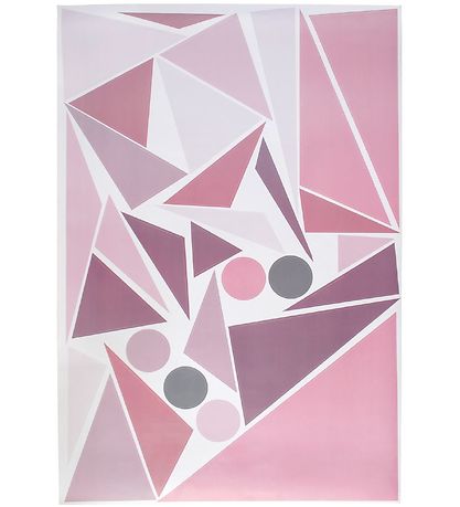 Sebra Wallstickers - Rosa geometrischer Vogel