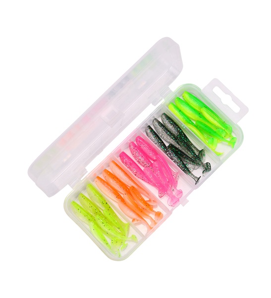 Kit Fish4All Mini Soft Shad 32 & 42mm (30 Pièces)
