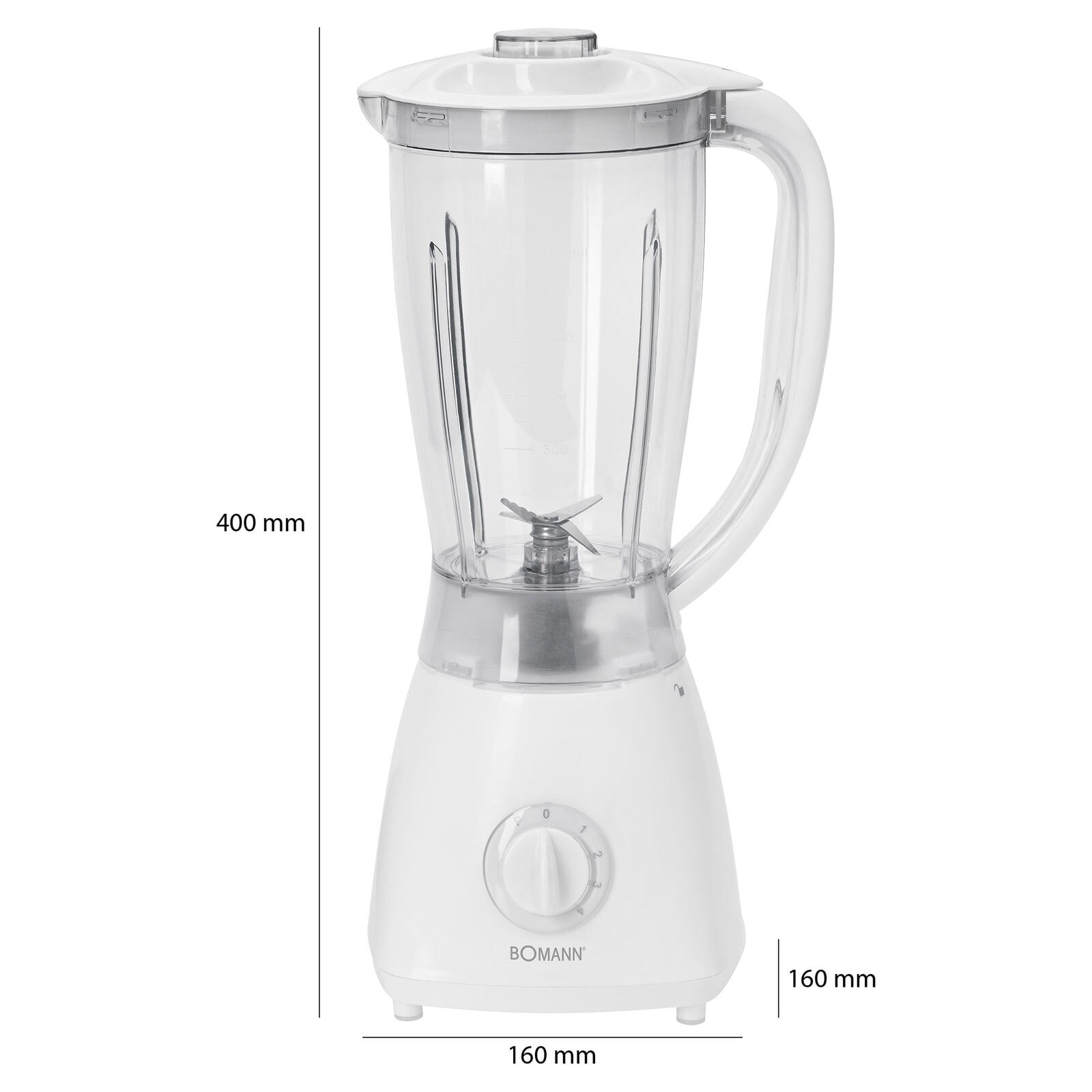 BOMANN Universalmixer UM 378 CB 1500 ml weiß
