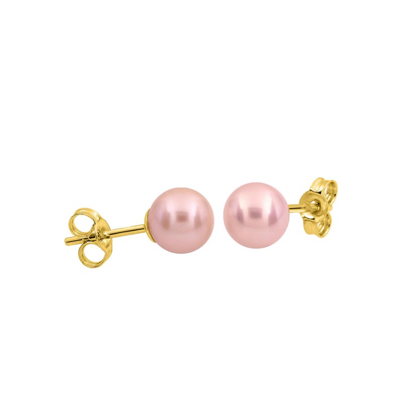 Boucles d'oreilles femme - perle - Or 18 Carats