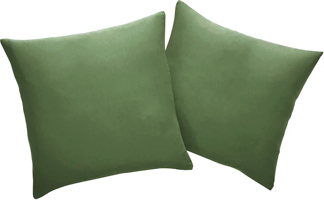 Bruno Banani Dekokissen »Lagan« 2-er Set, einfarbig,  Kissenhüllen ohne Füllung, 40 x 40 cm,