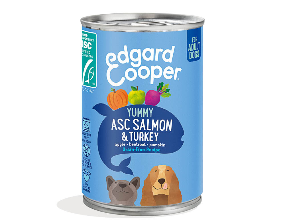 Edgard & Cooper Adult - Hondenvoer - 400 Gram - kalkoen, zalm