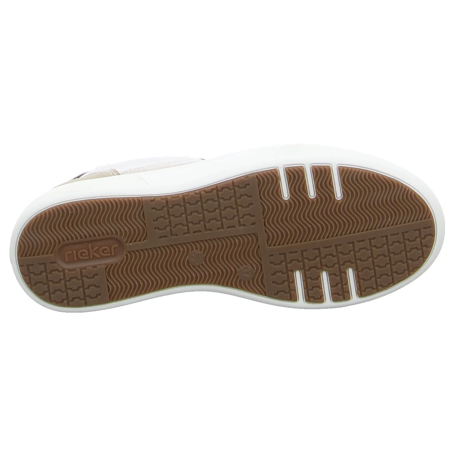 RIEKER Sneaker Beige Lederimitat