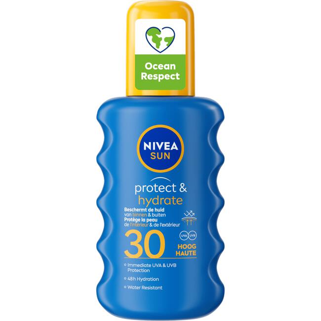 NIVEA SUN Zonnebrand Protect & Hydrate Zonnespray SPF 30 200 ML