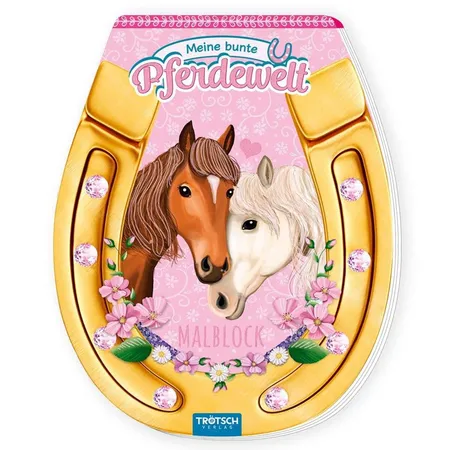 Trötsch Ausmalblock Meine bunte Pferdewelt