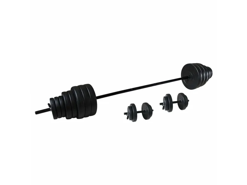 Tunturi 14TUSCL356, Justerbar håndvægt, Sort, 50 kg, 5 kg, 2,5 kg, 1,25 kg