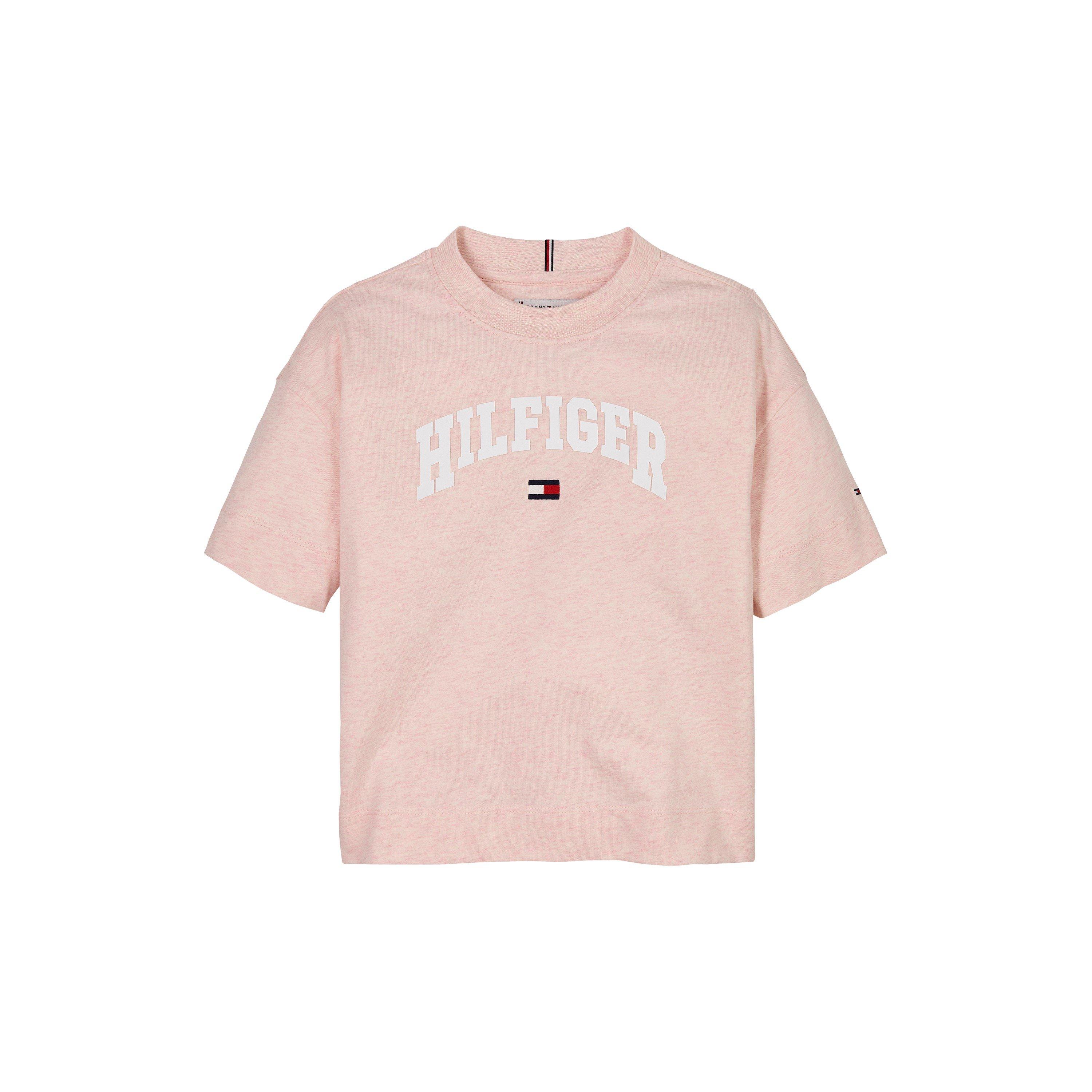 Tommy Hilfiger Melange Varsity Archive Short Sleeved T Shirt Juniors
