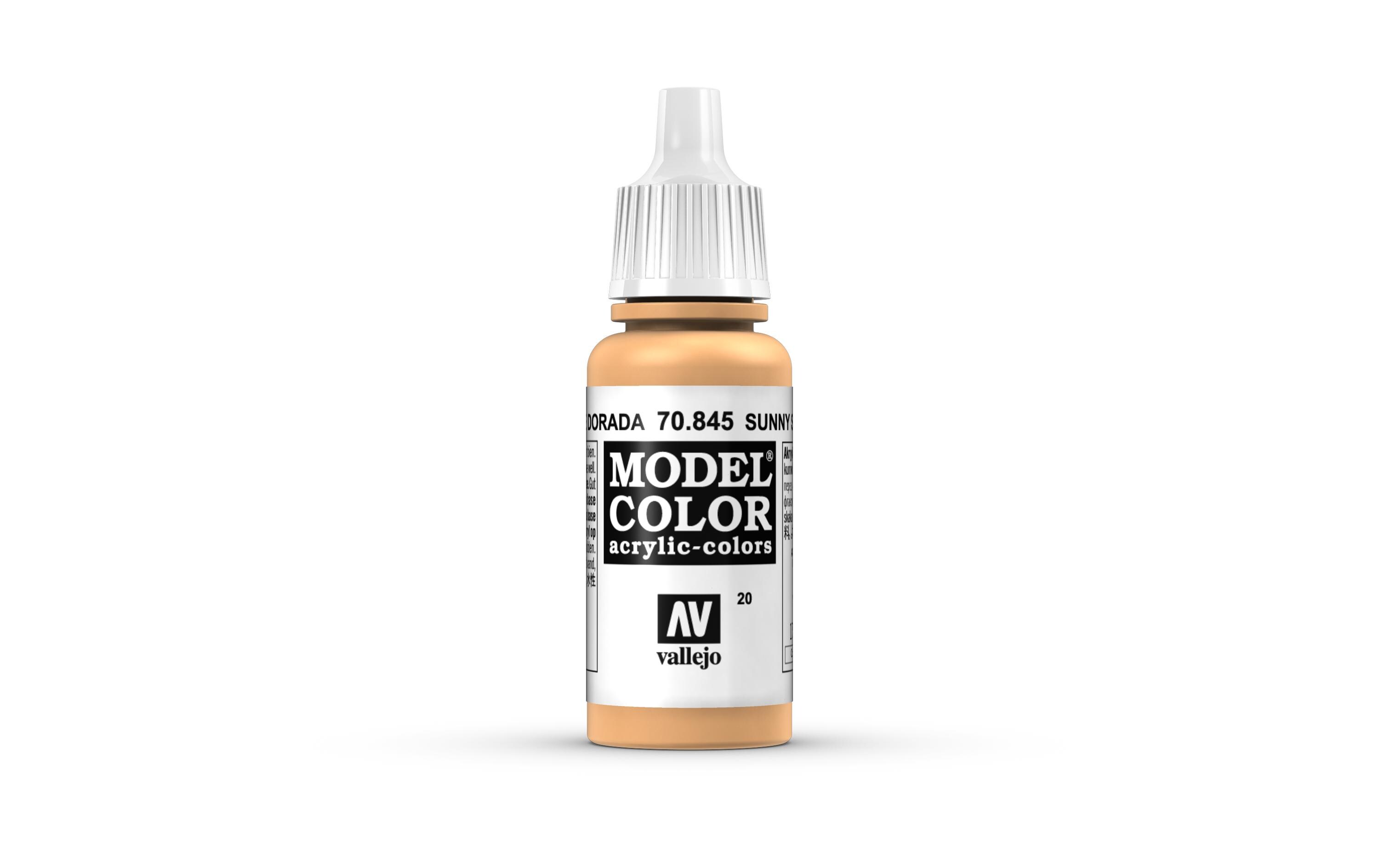 Acrylfarbe Matt, Sonniger Hautton 17 mlModel Color Sunny Skin Tone