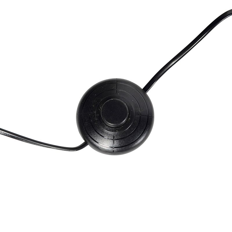 Vloerlamp tripod zwart met groene kap en goud 50 cm - Puros