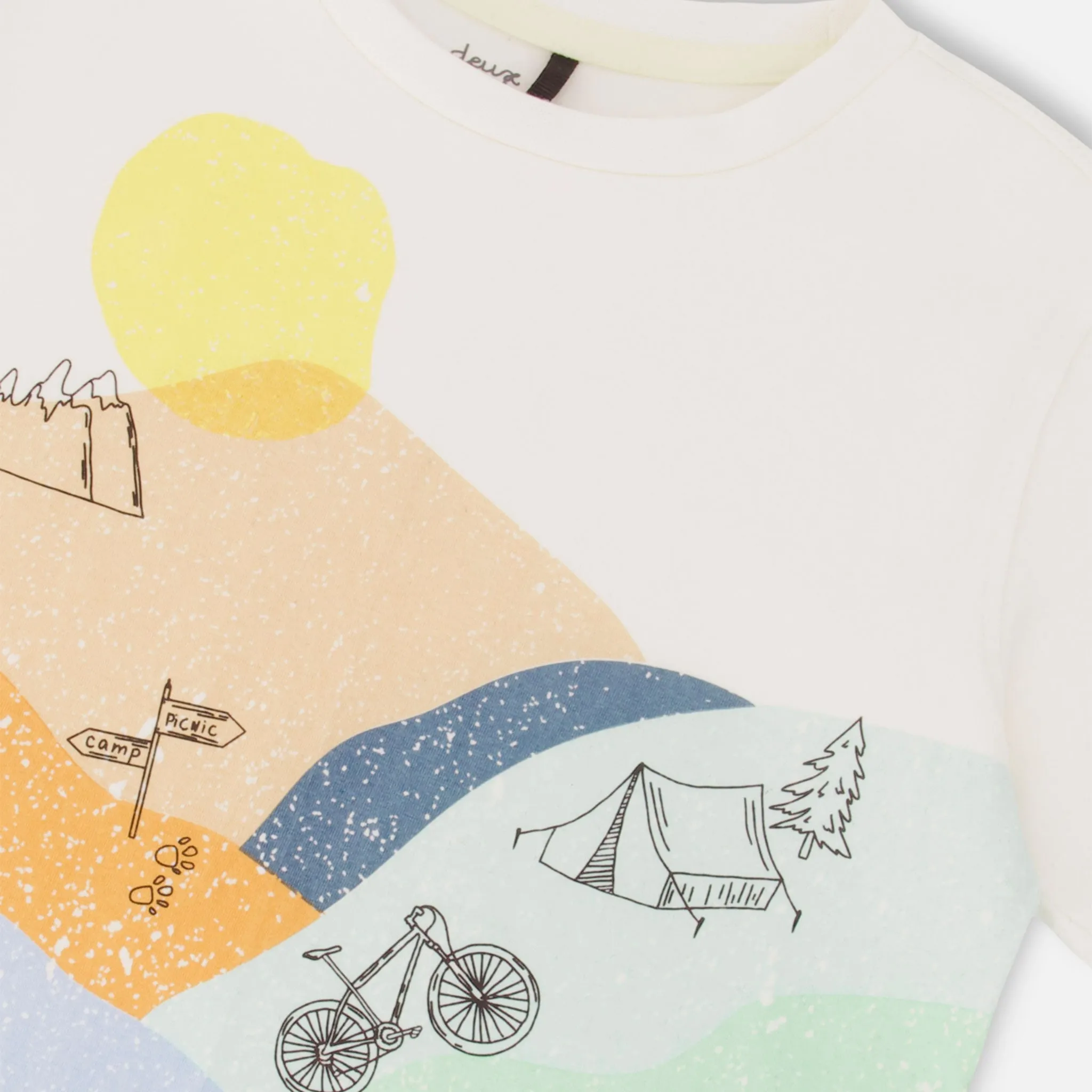 Deux par Deux T-shirt Paysage BOYS 3-6ans