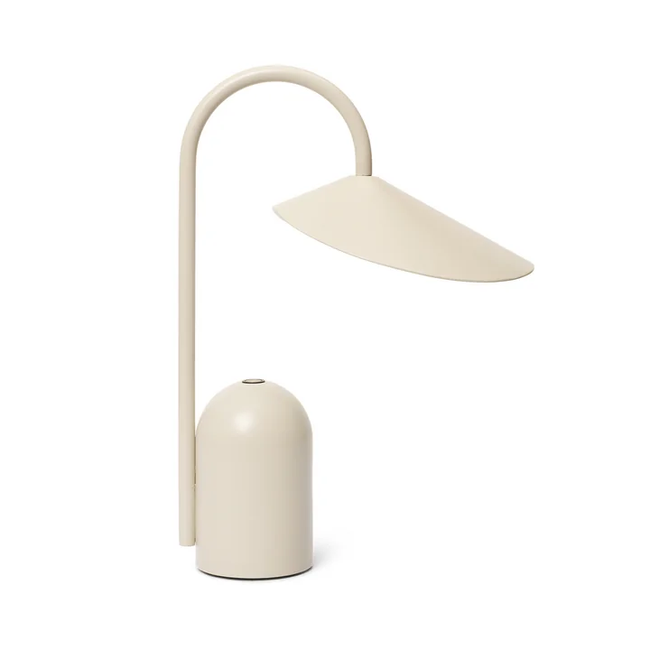 Ferm Living - Arum Akku LED-Tischleuchte, cashmere