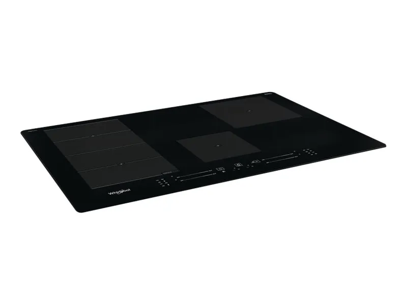 Whirlpool WF S0377 NE/IXL - Induktions kogeplade - 4 plader - Niche - bredde: 75 cm - dybde: 48 cm - sort