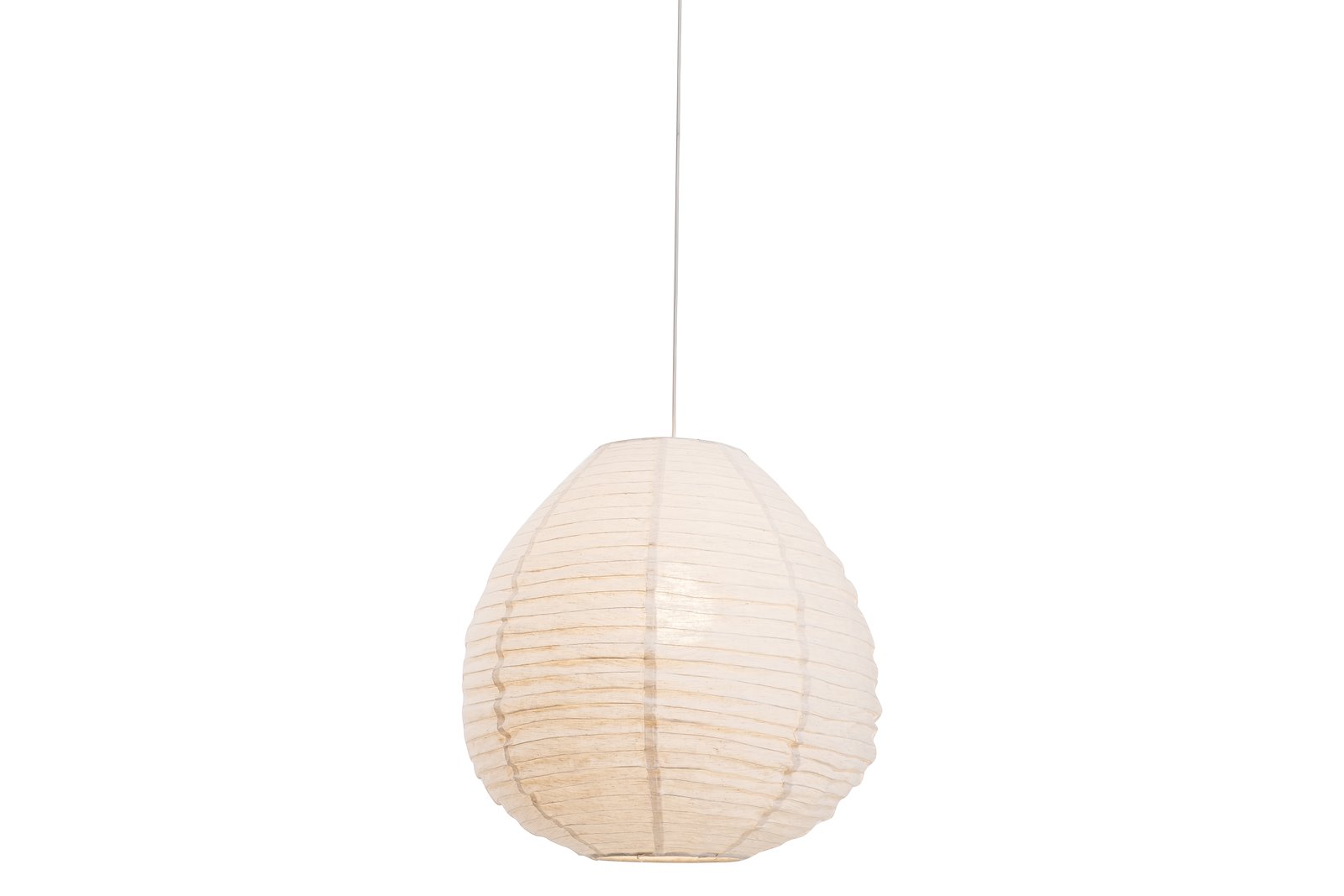 Cebu taklampe Juteskjerm med hvit ledning 120cm.