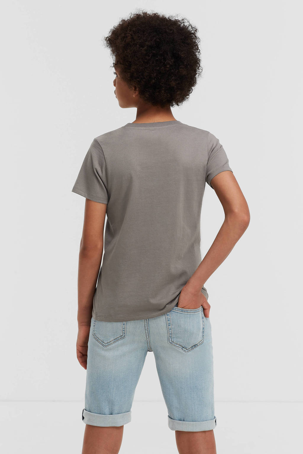 anytime T-shirt donkergrijs