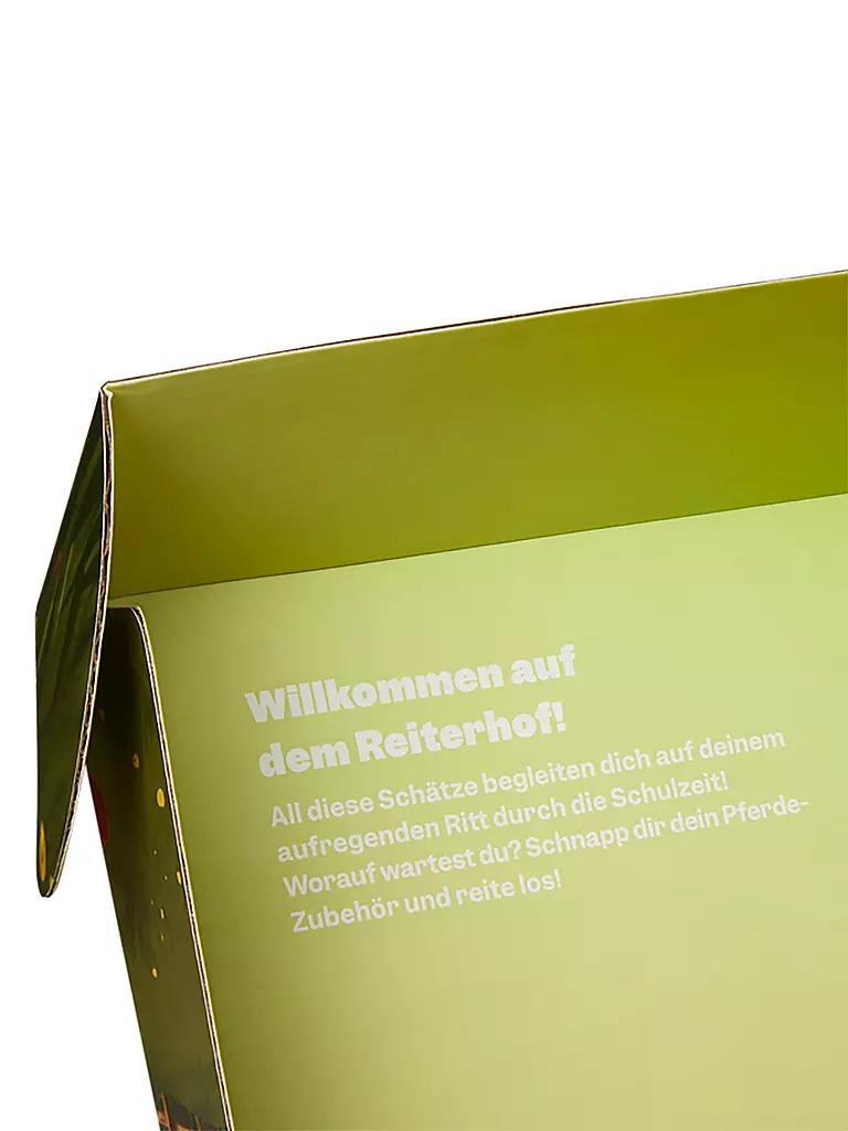 ERGOBAG Fan Box - Pferde hellgrün