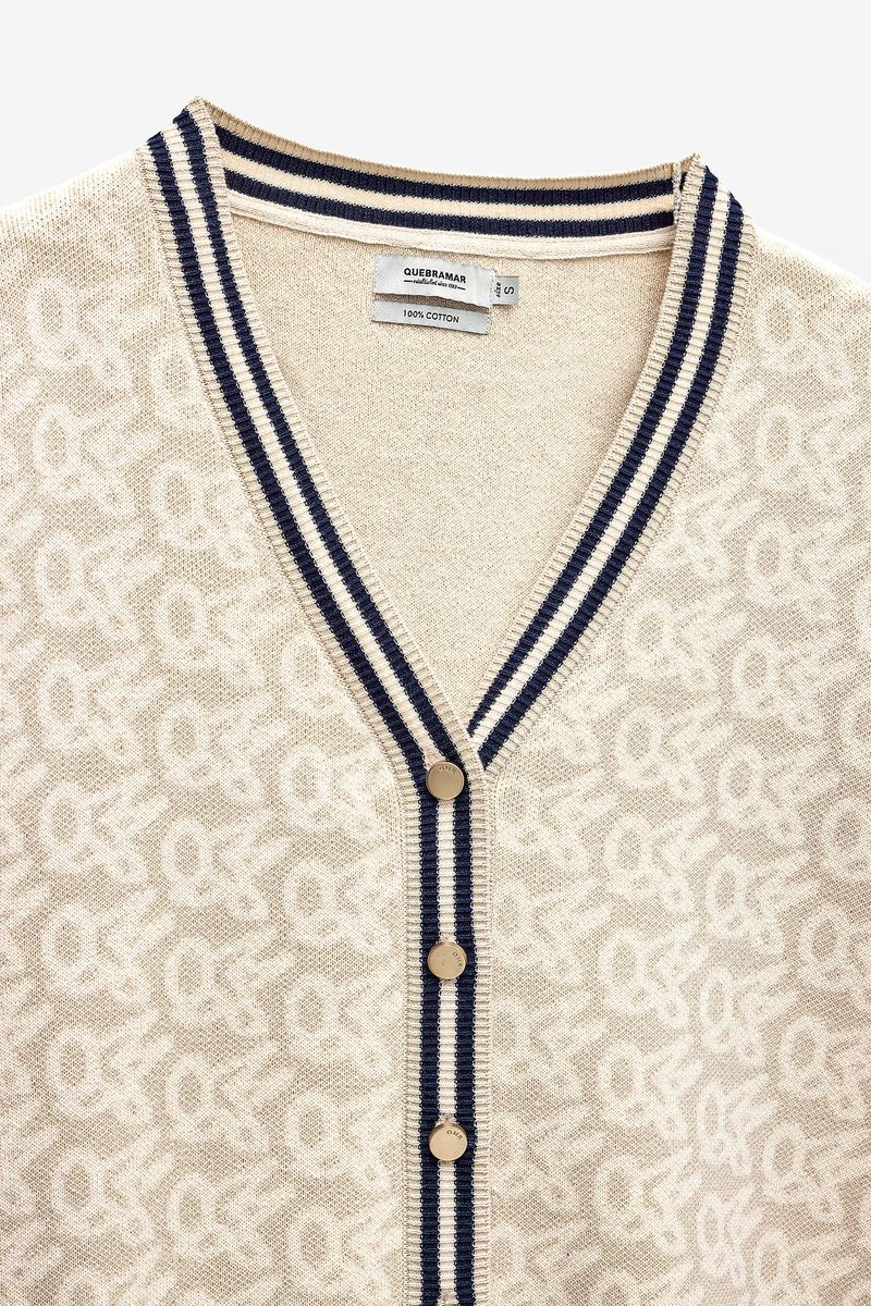 CASACO EM MALHA JACQUARD