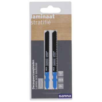 Gamma decoupeerzaagblad voor laminaat - 2 stuks