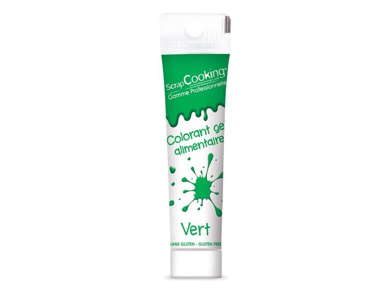 ScrapCooking Lebensmittelfarben-Gel Grün 20 g Gelfarbe für bunte Köstlichkeiten