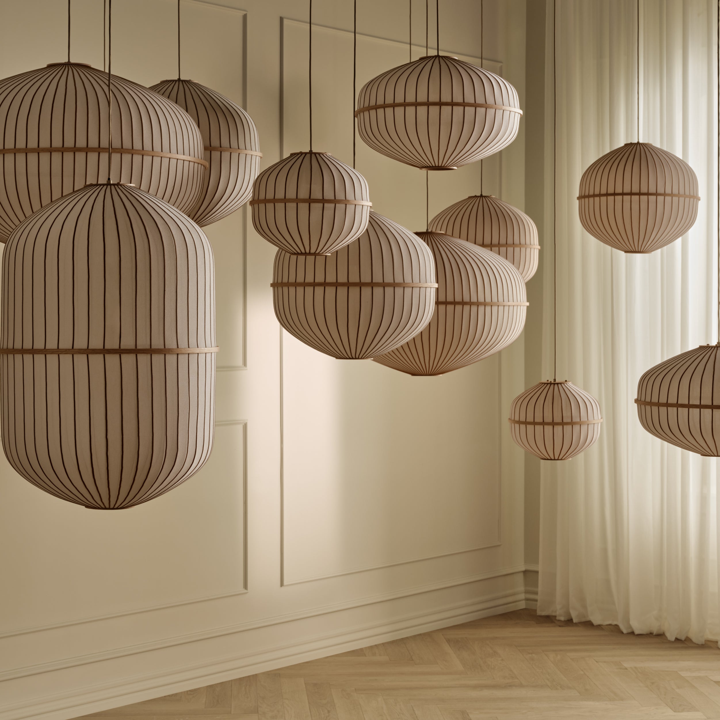 Bolia Lucén Hanglamp Ã 62 cm - Geolied Hout