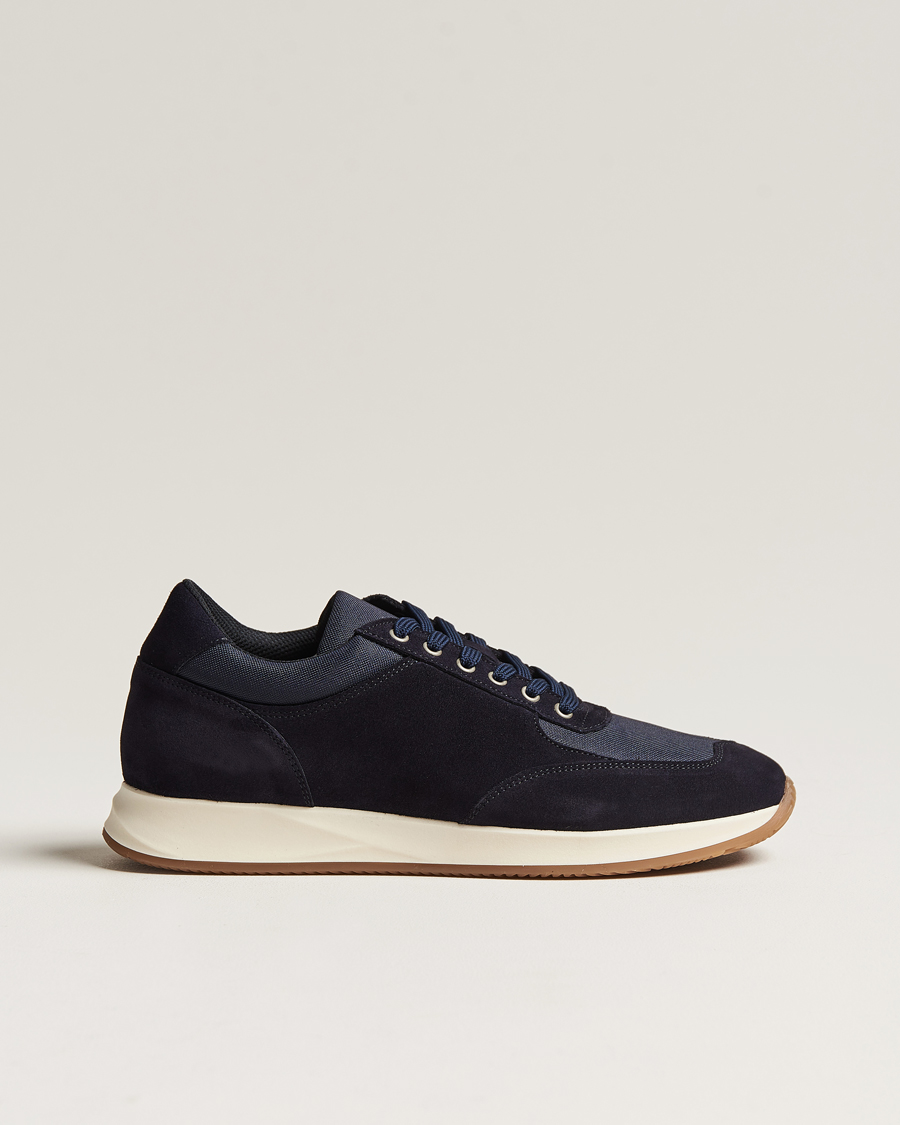 Myrqvist Stensund Running Sneaker Navy Suede