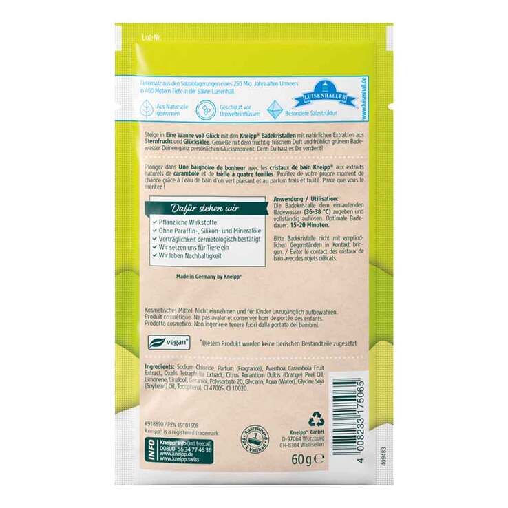 Kneipp Badekristalle Eine Wanne Voll Glück, 60 g
