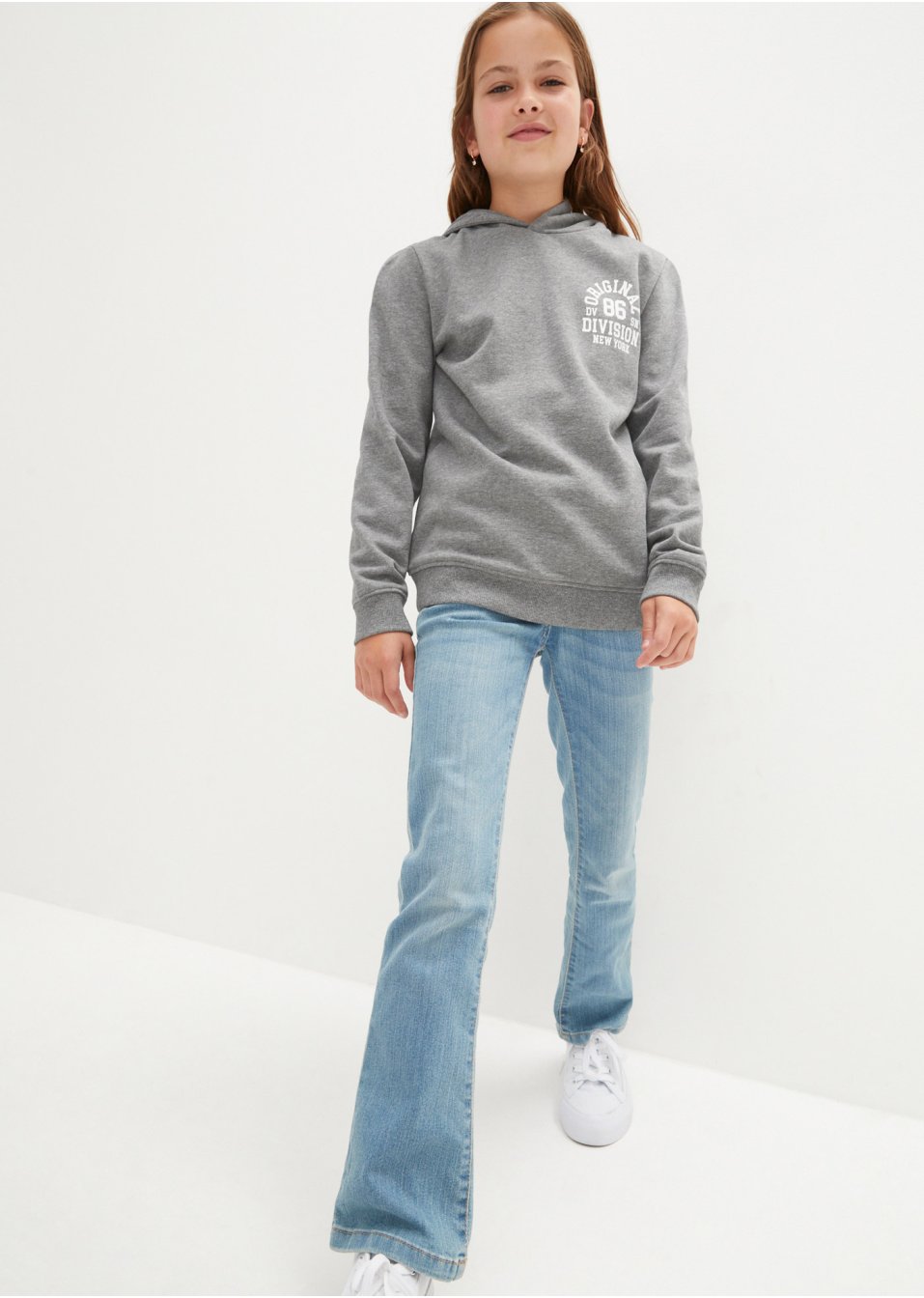 Sweat-shirt à capuche fille