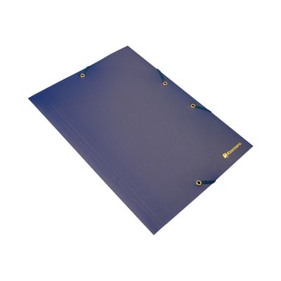 Exacompta - Chemise polypro à rabats - A4 - pour 150 feuilles - bleu opaque