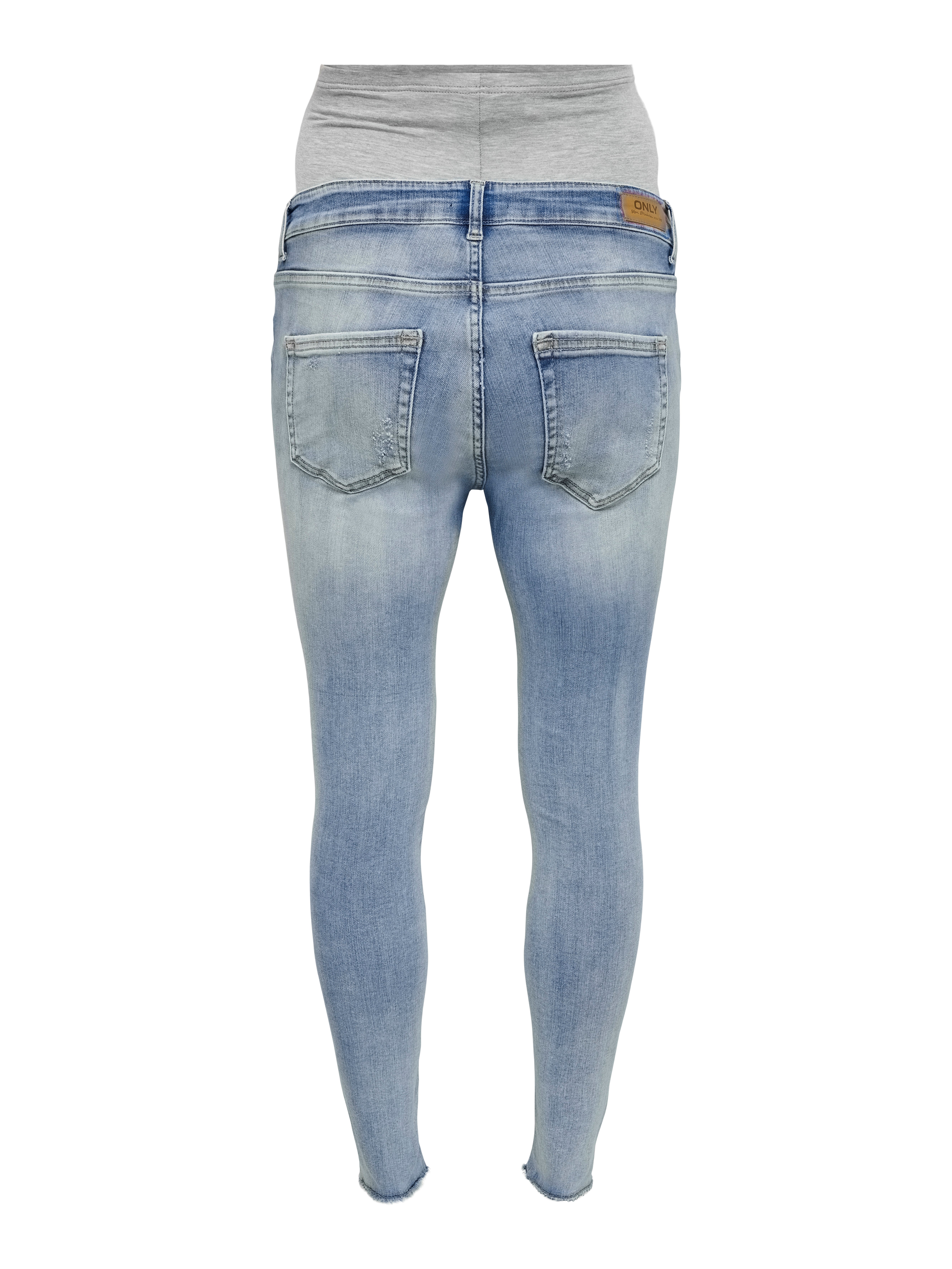 OLMBLUSH Mittlere Taille Skinny Fit Jeans Light Blue Denim