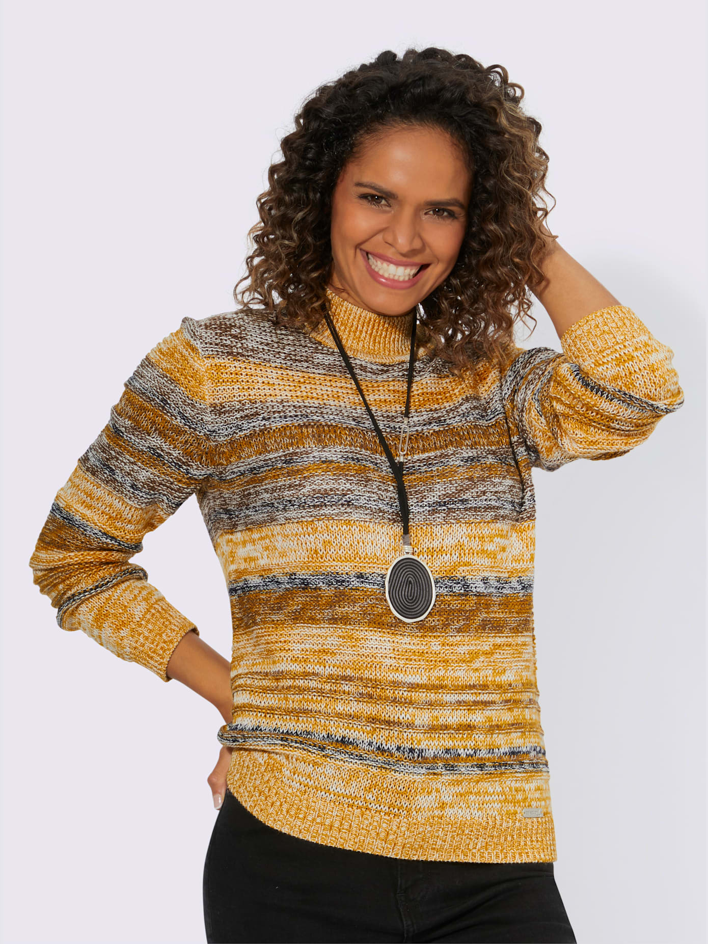 Pull à manches longues 58% coton
