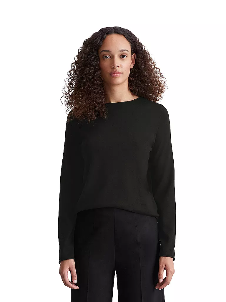 MARC O'POLO Langarmshirt  schwarz