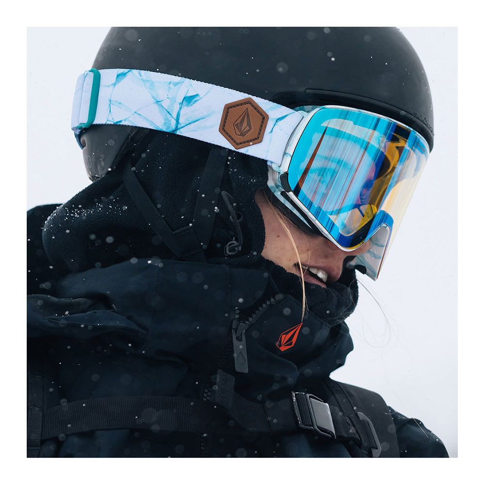 Volcom ODYSSEY - Masque ski Homme white ice/ice chrome