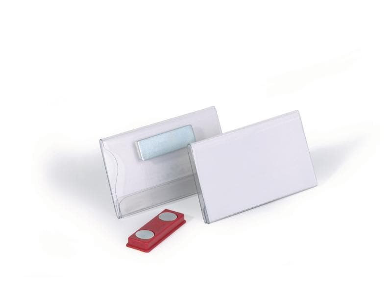DURABLE Namensschild mit Magnet 25 x 75x40 mm Namensschilder, 25 Stück