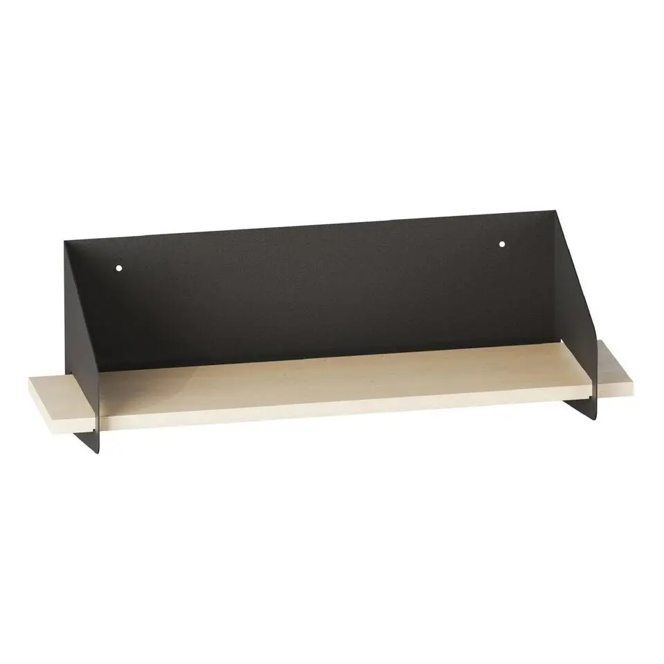 CALICOSY - Wandrek WREN - Zwart/hout - 20x60x19 cm