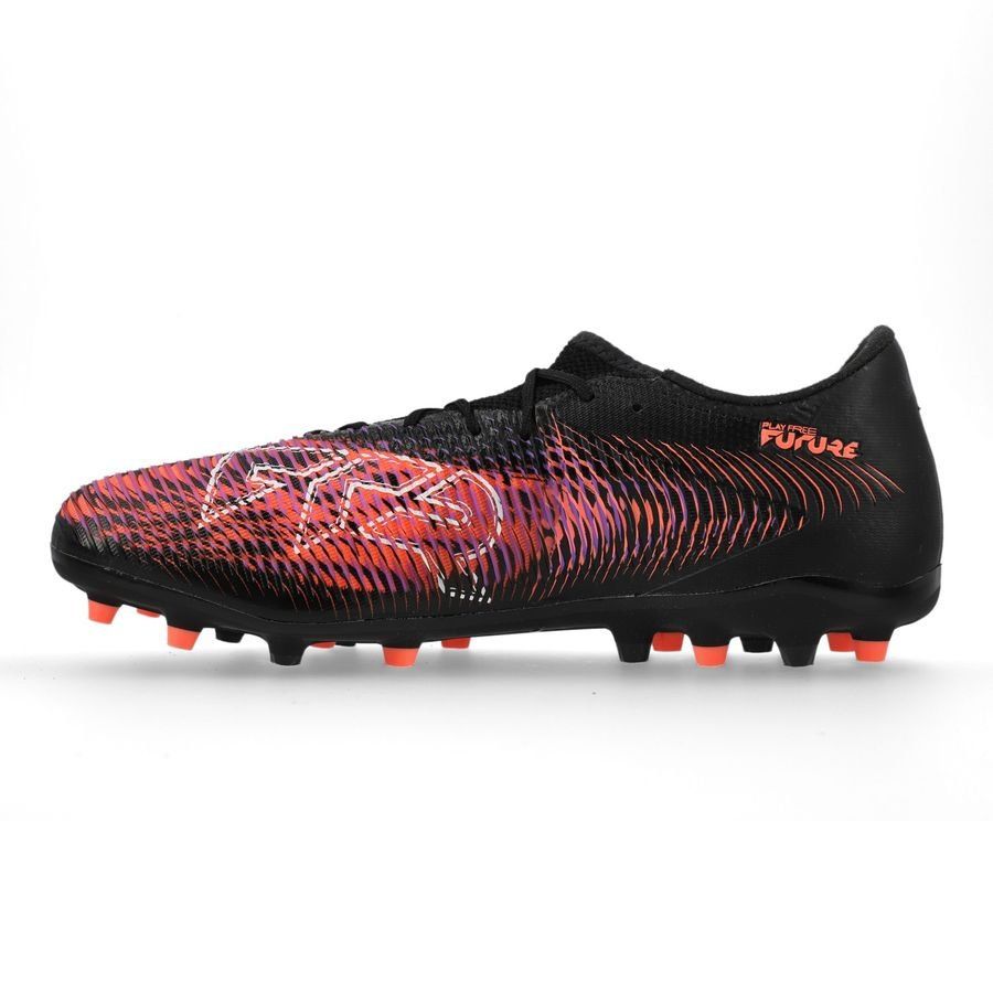 PUMA Future 8 Match Low MG Unlimited - Noir/Blanc/Glowing Red