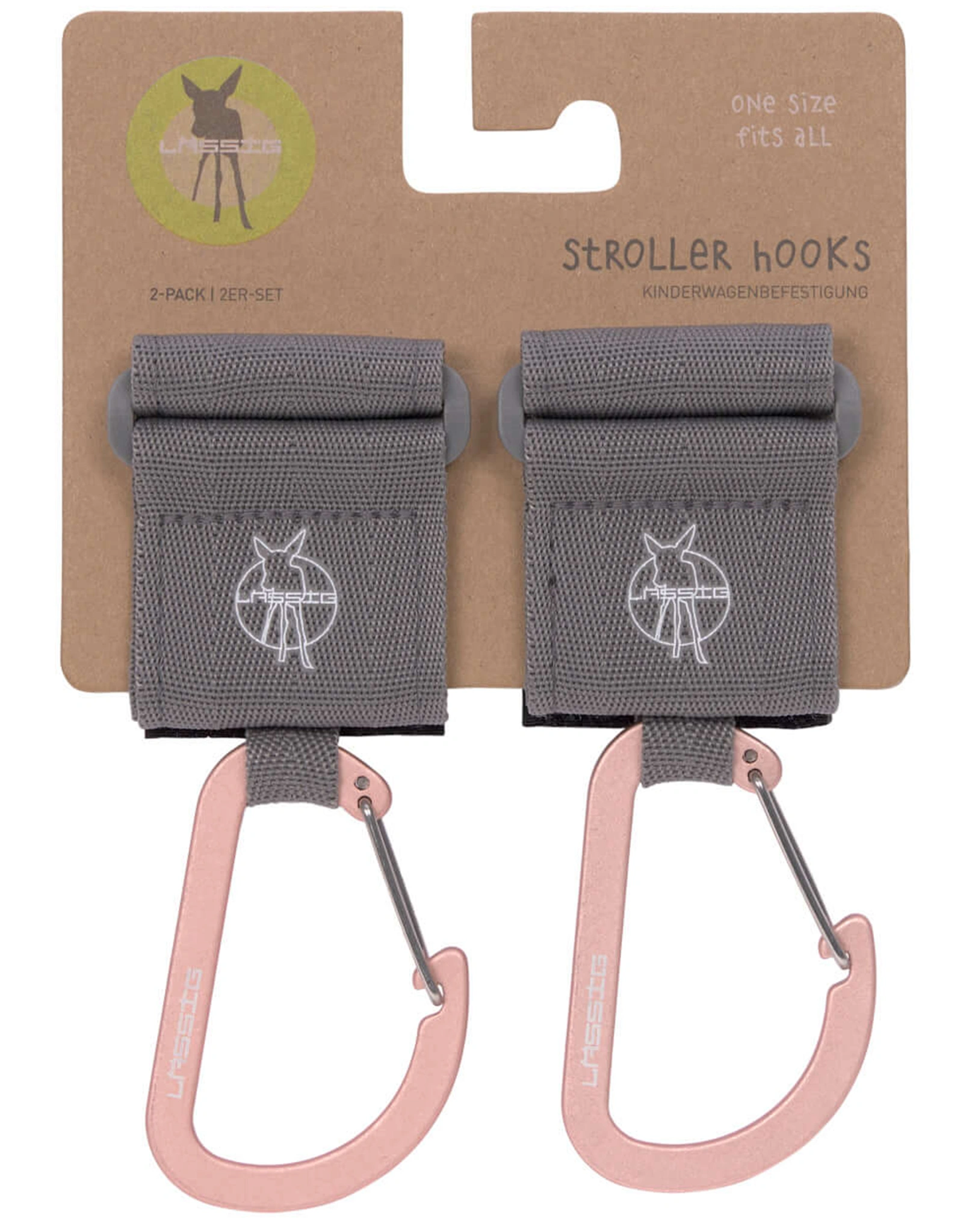 Kinderwagenhalter STROLLER 2er-Set in grey