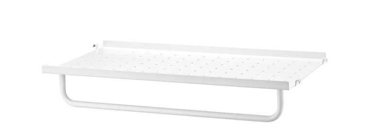 String Furniture Metal shelf low edge 58x30 1-pack zwart