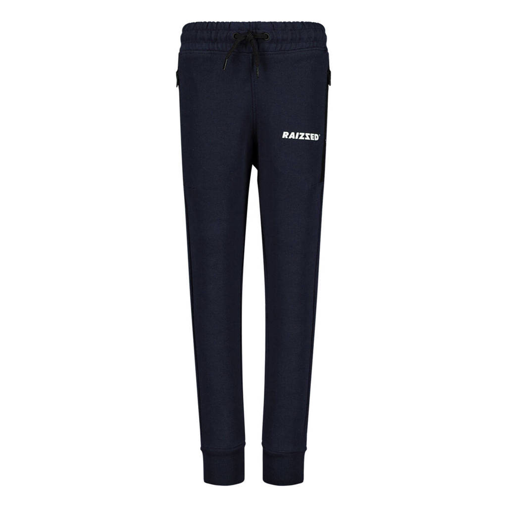 Raizzed joggingbroek Seattle met logo donkerblauw