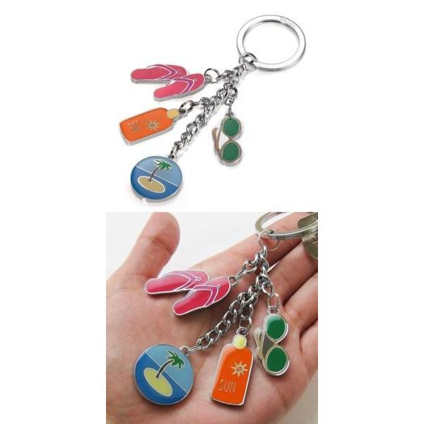 Troika Porta-chave C/ 4 Amuletos 