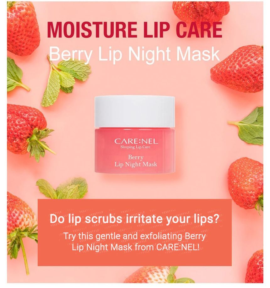 CARE:NEL - Bessen Lip Nachtmasker
