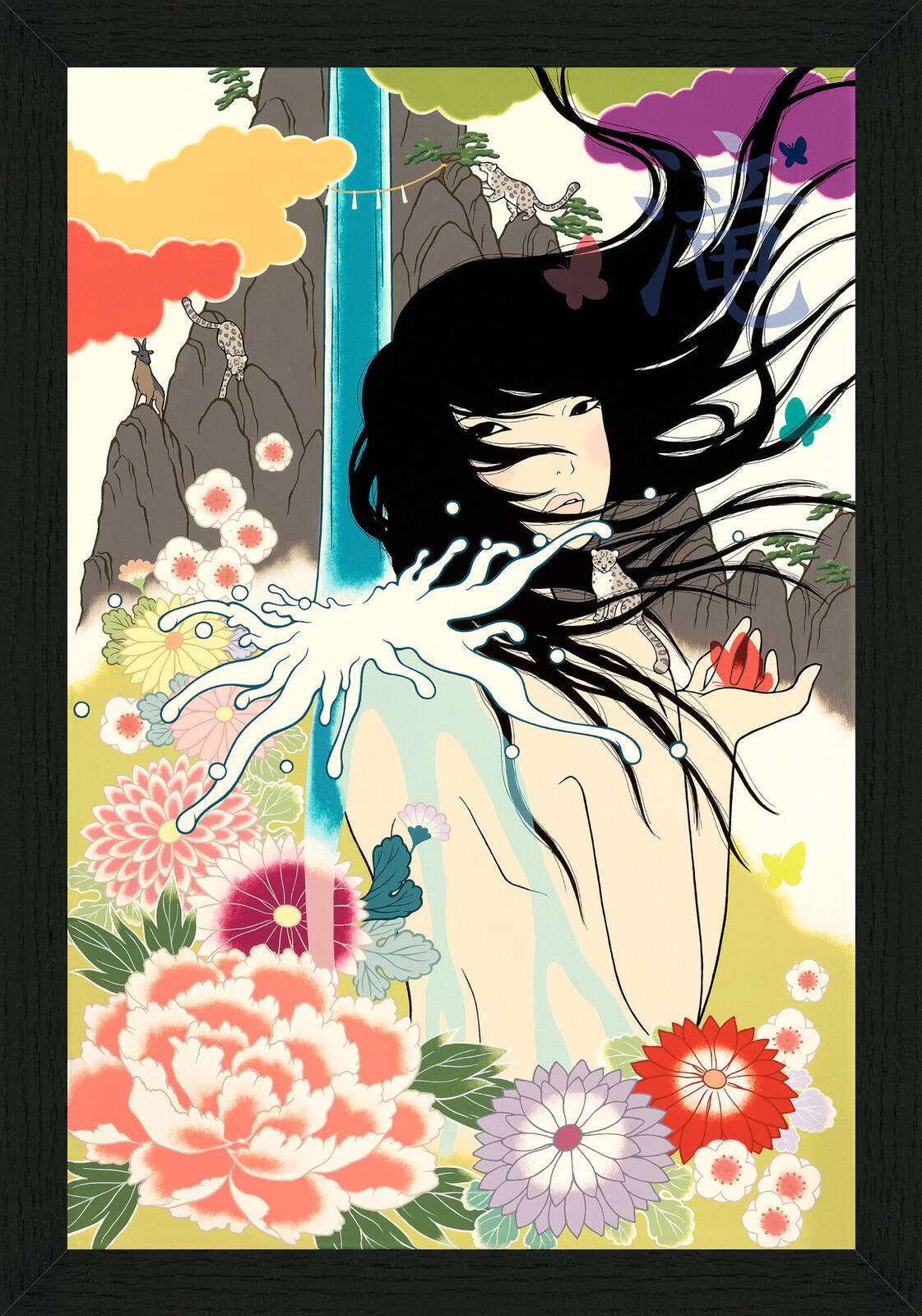 Taki (Water fall) by Yumiko Kayukawa - Limited Edition. Edition of: 100. Signed.