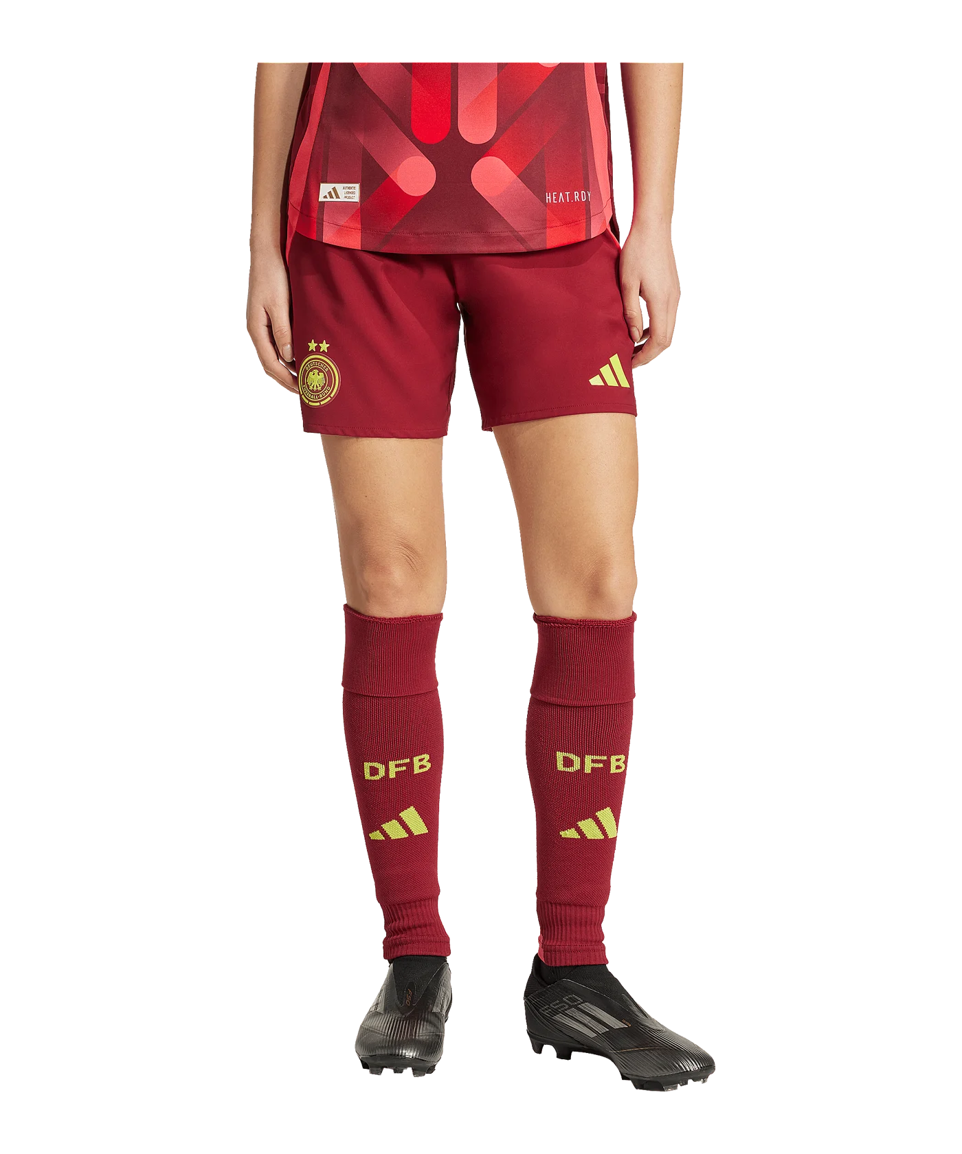 adidas DFB Deutschland Auth. Short Away Damen Rot