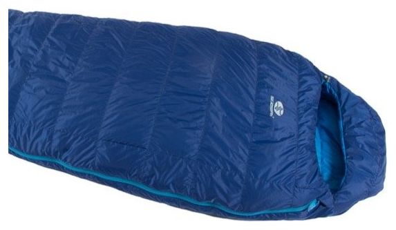 Sac de couchage momie SirJoseph trekking Rimo III 600-gauche 200 cm-Bleu marine