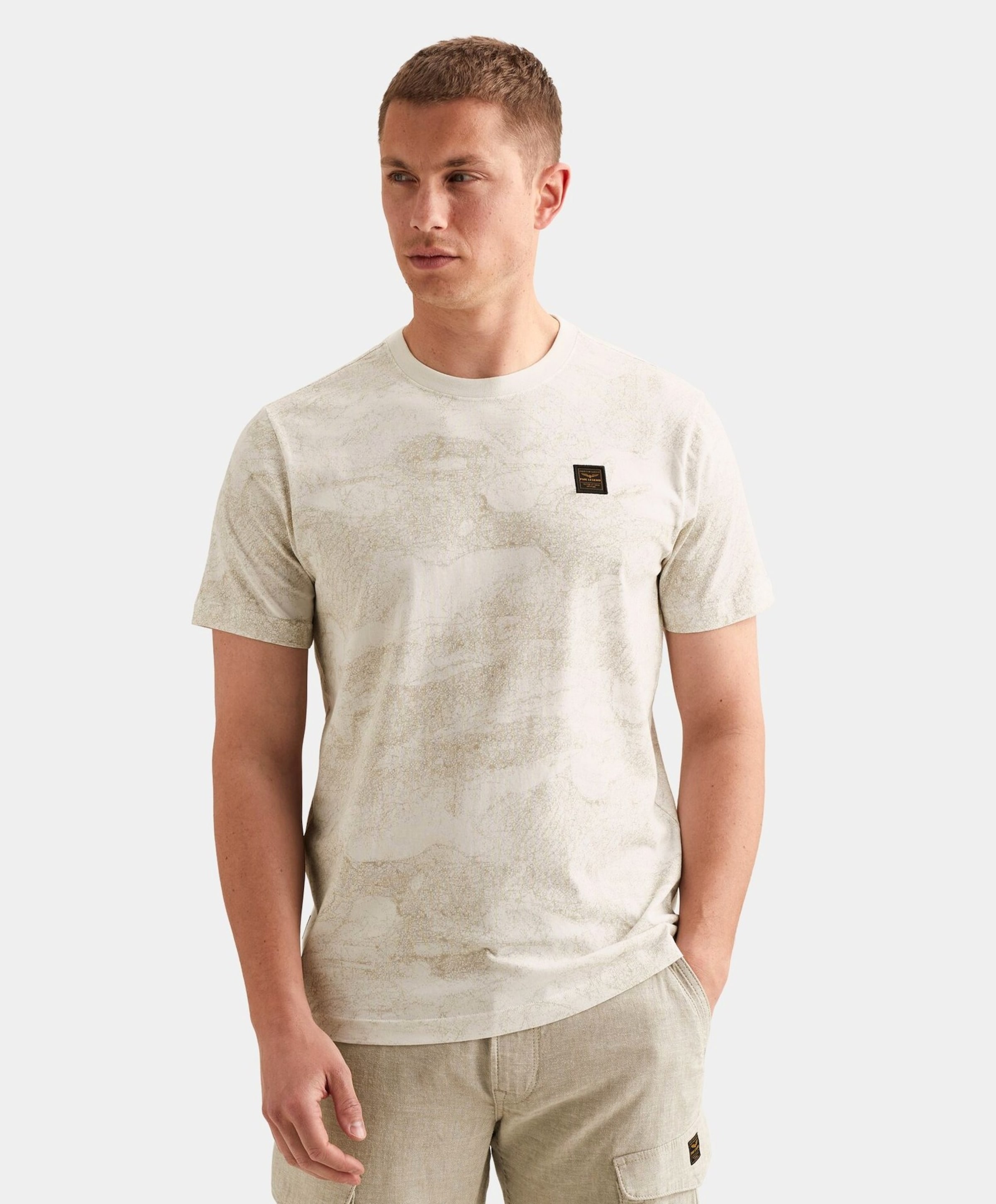 PME Legend Heren T-shirt ecru