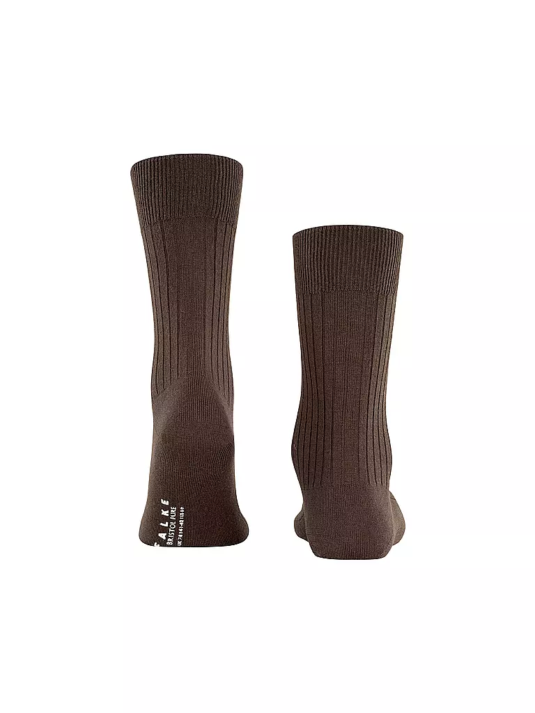 FALKE Socken BRISTOL PURE brown braun