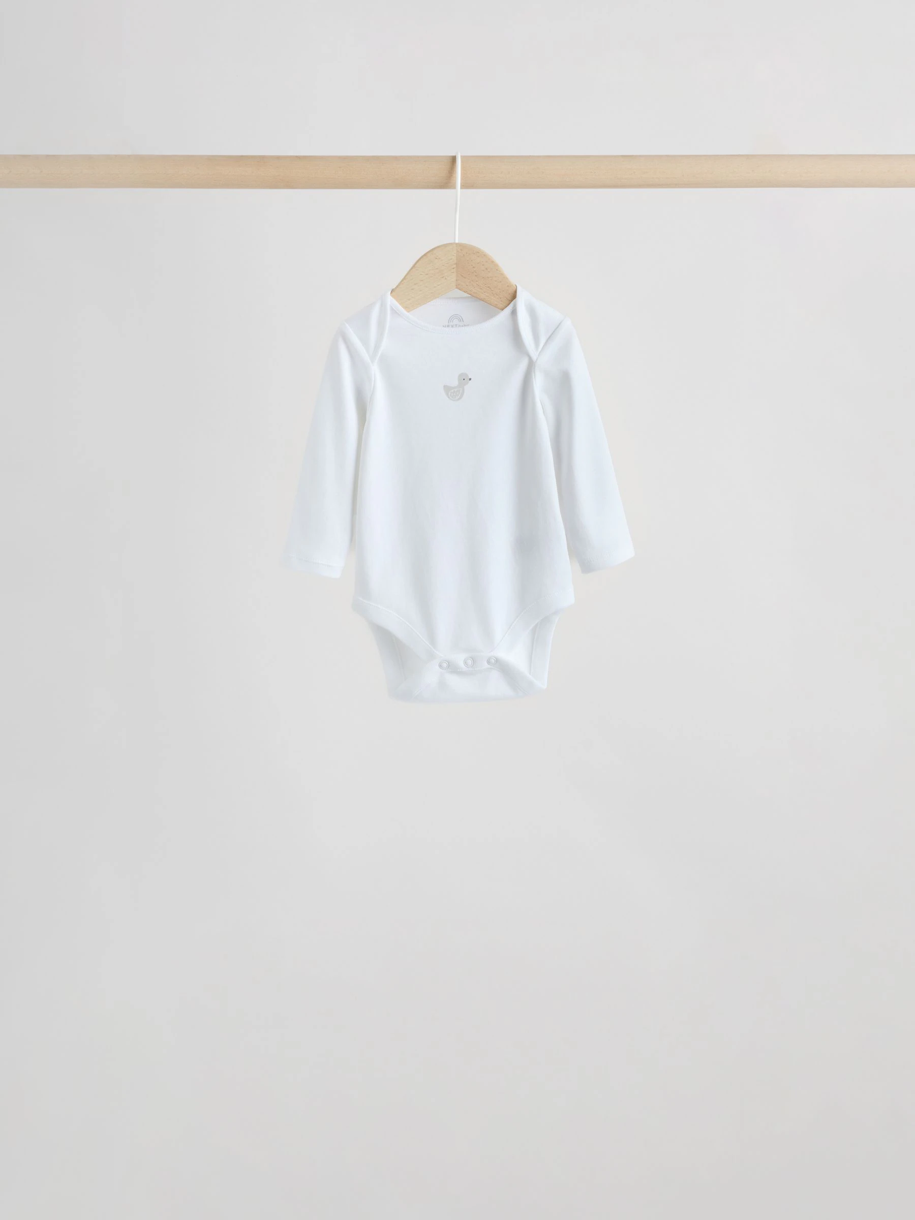 Grijs - Long Sleeved Baby Bodysuits 5 Pack