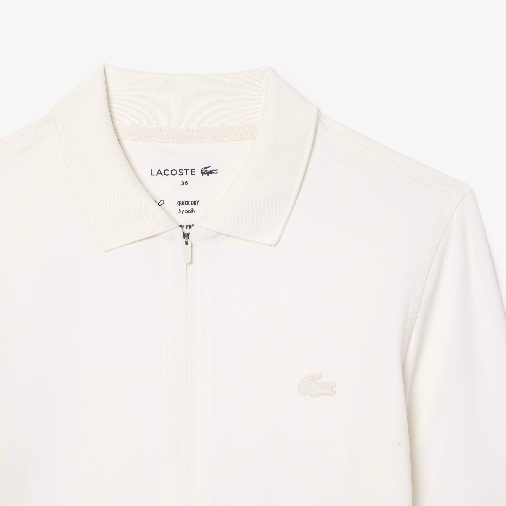 Damen LACOSTE Body aus recyceltem Polyamid Lange Ärmel - Weiss - Lacoste - Damen