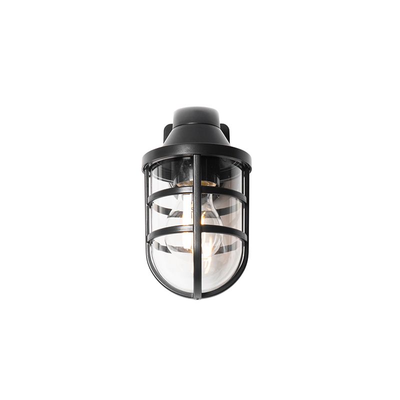 Moderne buiten wandlamp zwart IP54 - Joeri