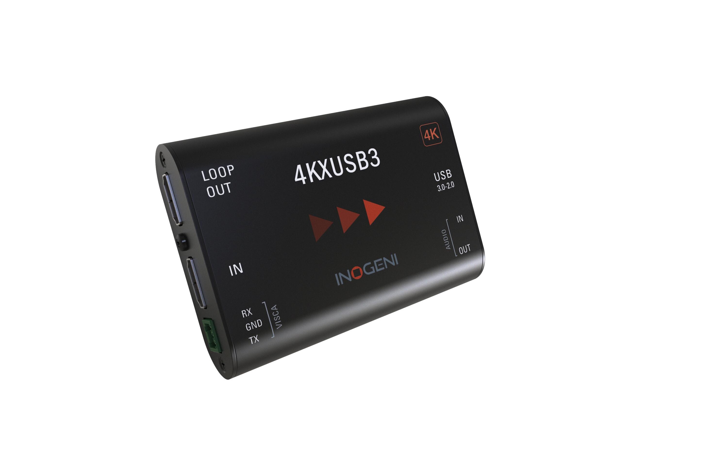 Konverter 4KXUSB3 HDMI – USB 3.0<br>HDMI auf USB 3.0 Konverter – mit HDMI Loop und VISCA-Anschluss