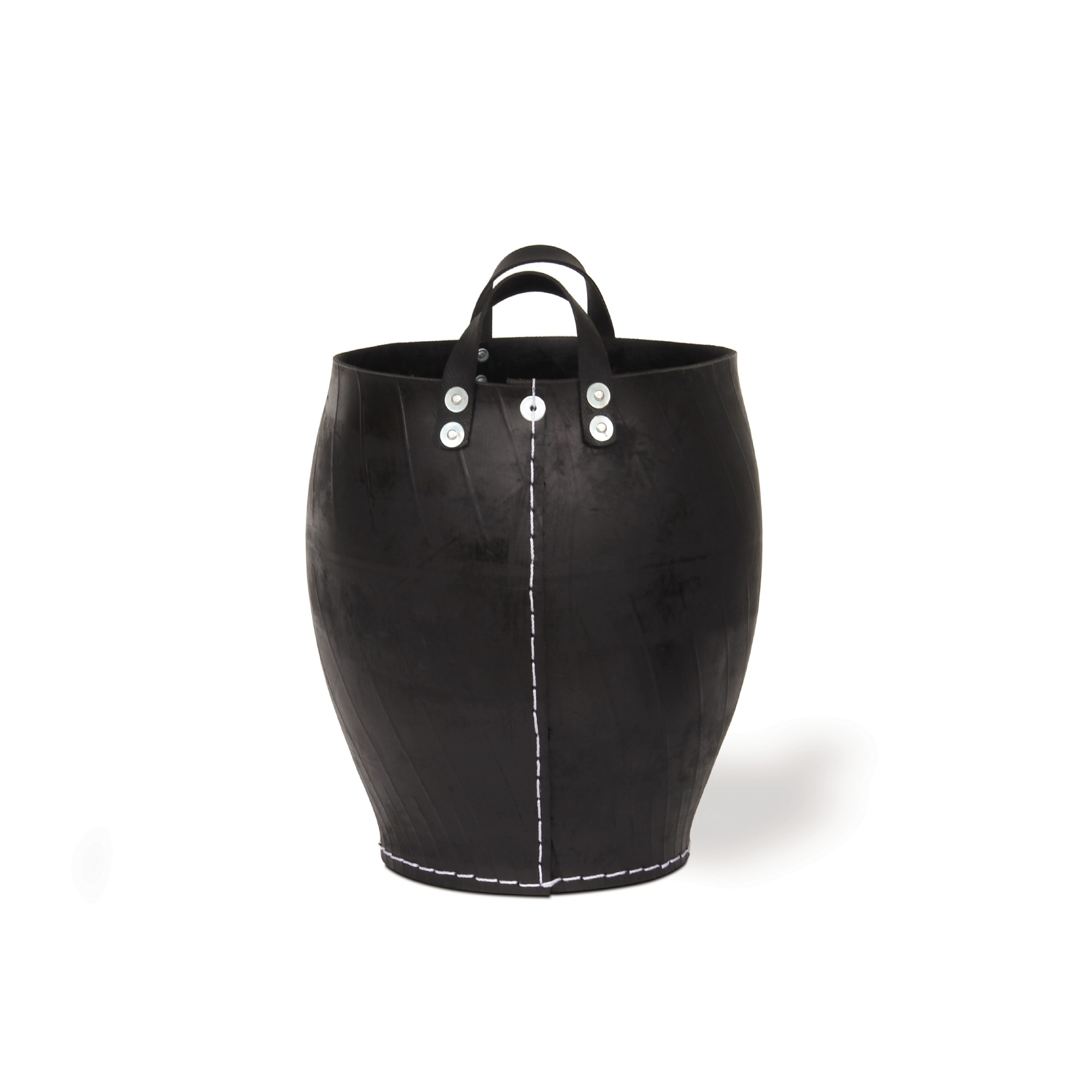 Korb aus Autoreifen S, schwarz, Ø 35 cm, H 40 cm von fischer's lagerhaus