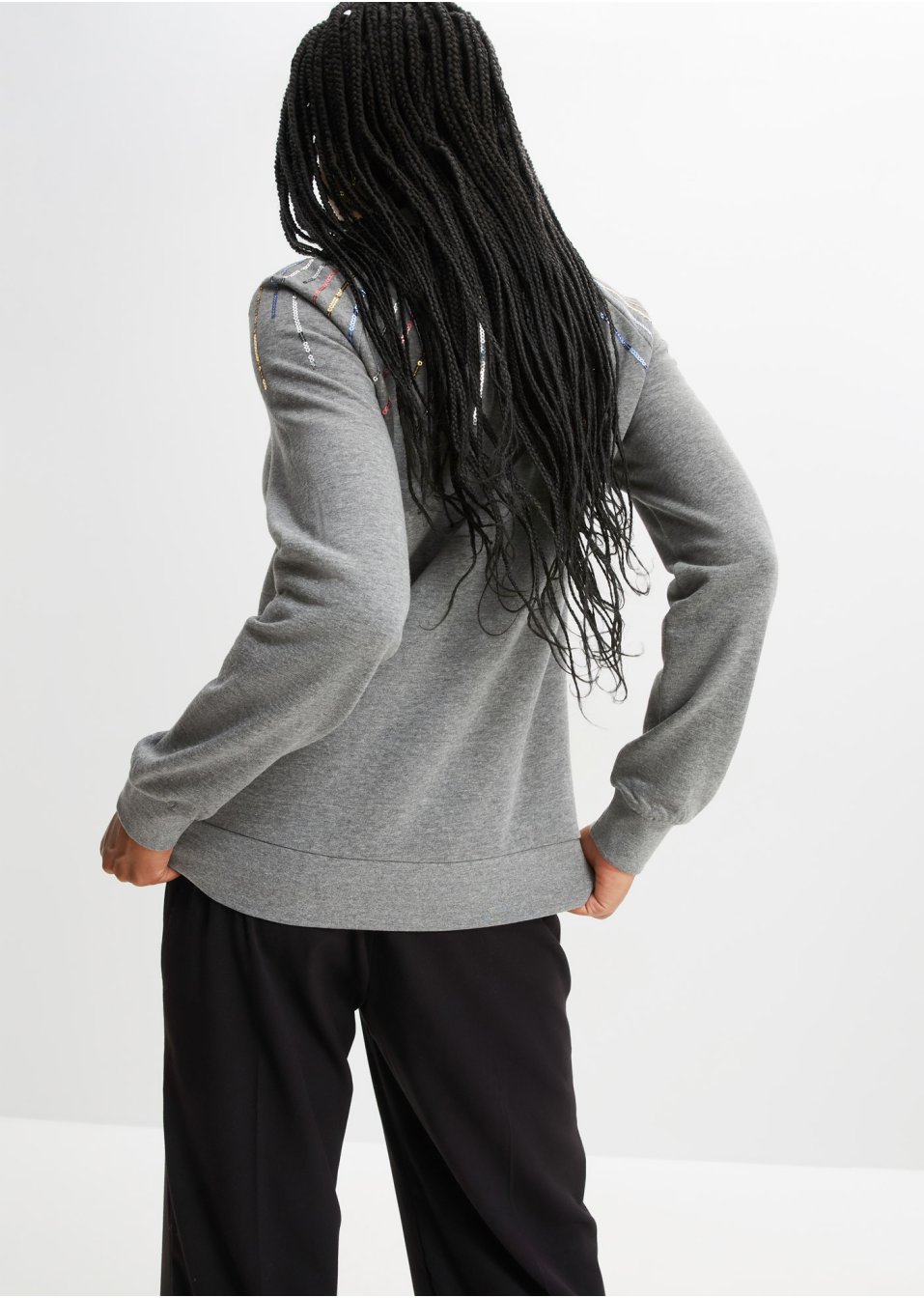 Sweat-shirt à paillettes